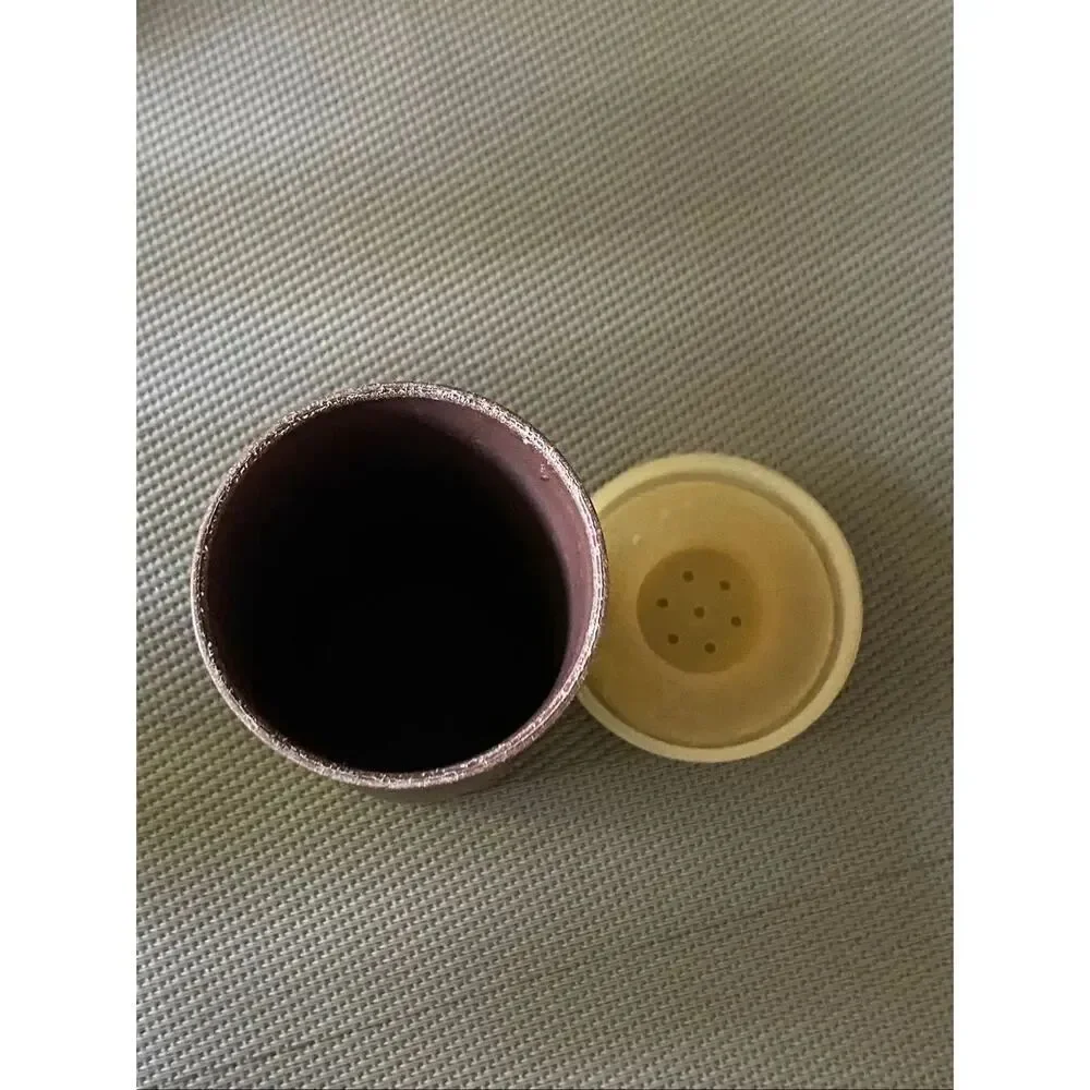 Vintage Tupperware Pepper Shaker Flip Top Brown